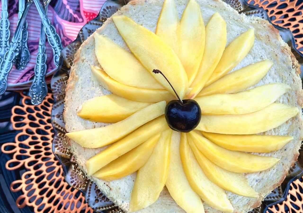Mango Chai Mousse Cake