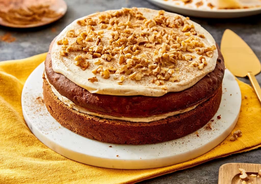 Pumpkin Spiced Walnut Cake