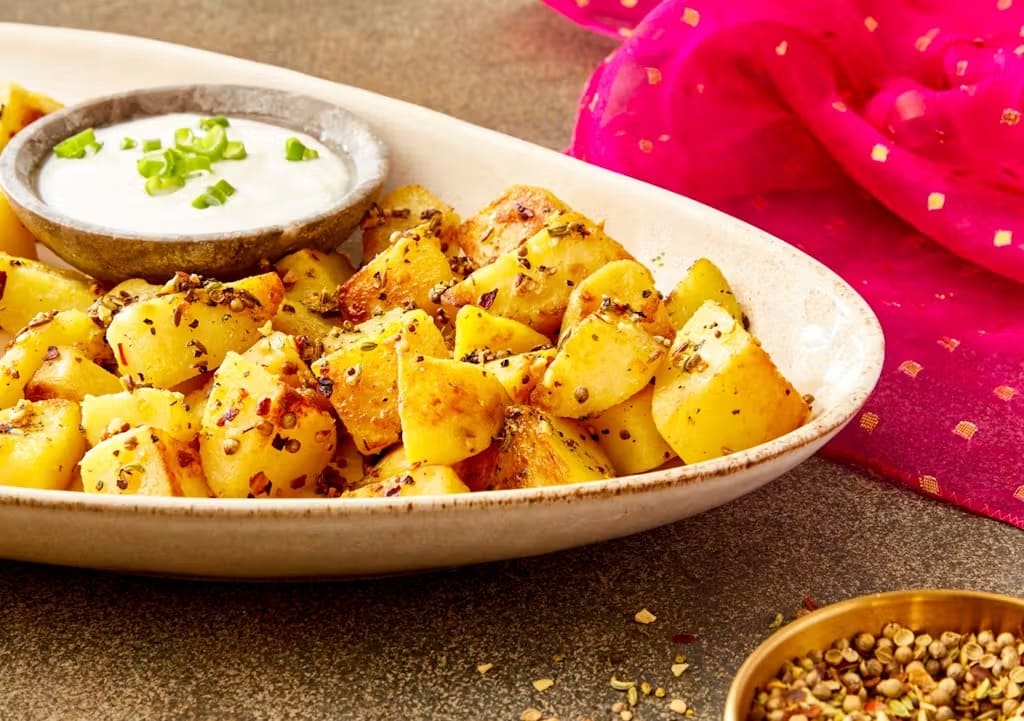 Bombay Shake Garlic Side Potatoes