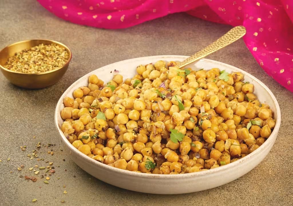 Bombay Shake Garlic Chickpeas