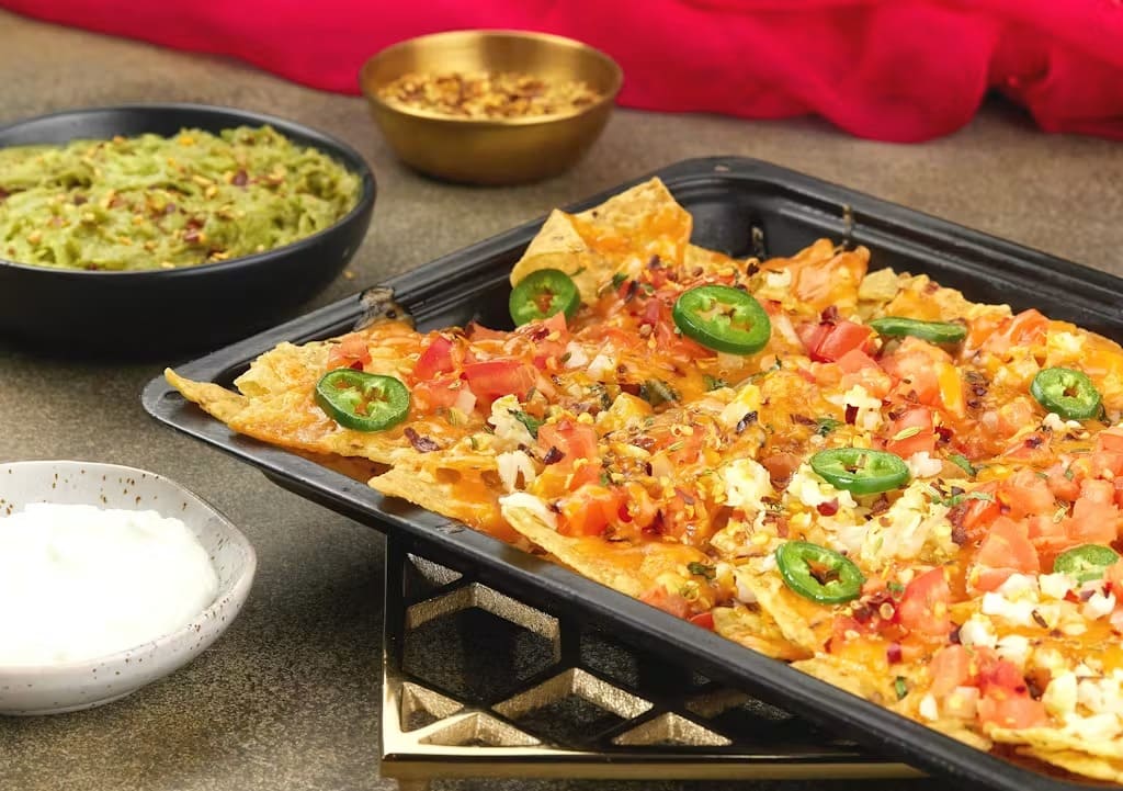 Bombay Shake Red Chilies Nachos