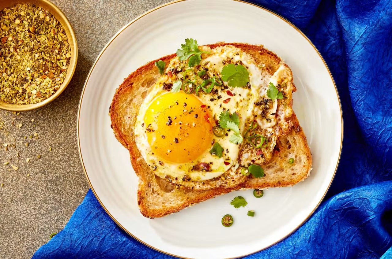 The best fried egg on toast